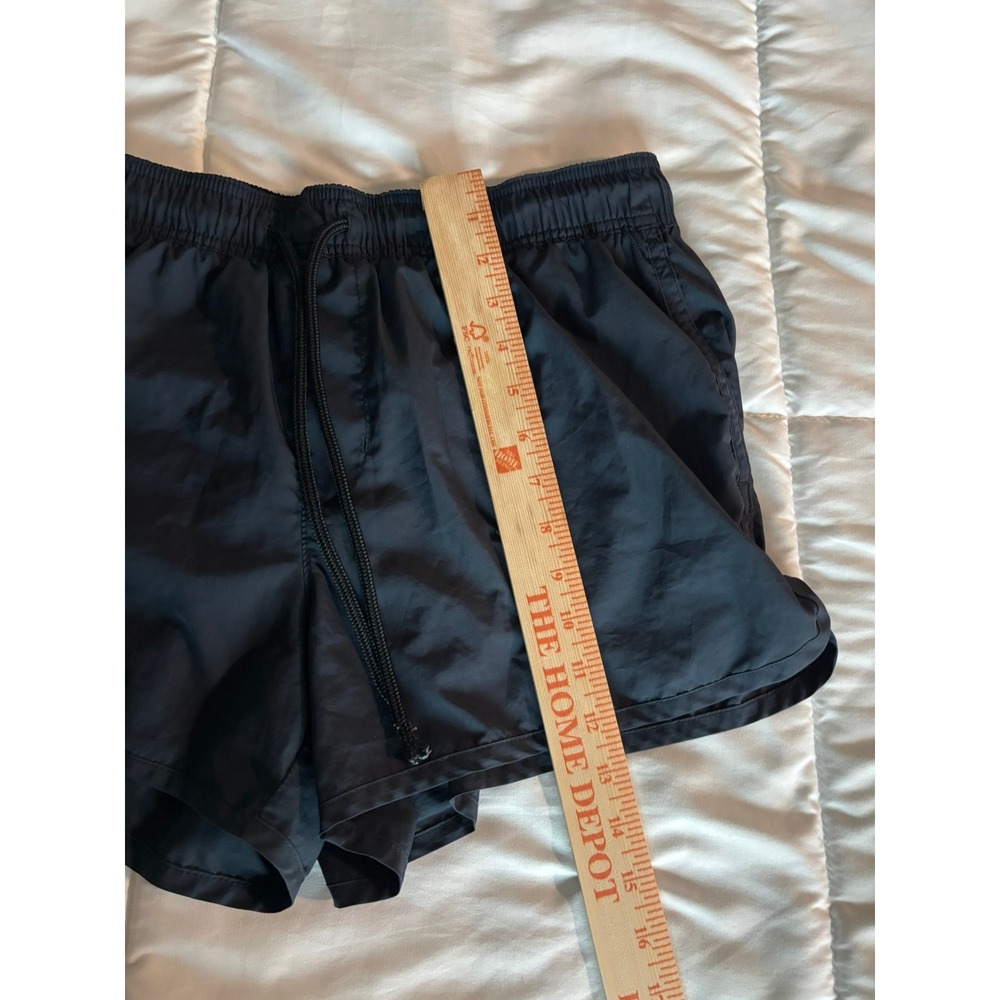 HM Womens Navy Blue Athletic Mesh Lined Running Shorts Size Large - Picture 7 of 9